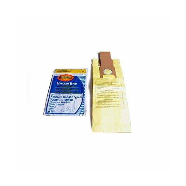 Envirocare Kenmore 5068 Type U Upright Vacuum 3 Paper Bags 159